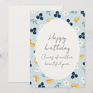 Cute Birthday Card for Friend, Girlfriend