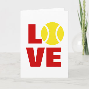 Cute Birthday Card for the tennis players