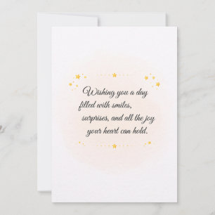 Cute Birthday Cat Greeting Card