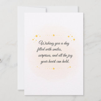 Cute Birthday Cat Greeting Card