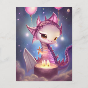 Cute Birthday Dargon Postcard