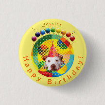 Cute Birthday Dog (personalised)