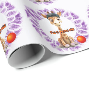 Cute Birthday for Boys Wrapping Paper