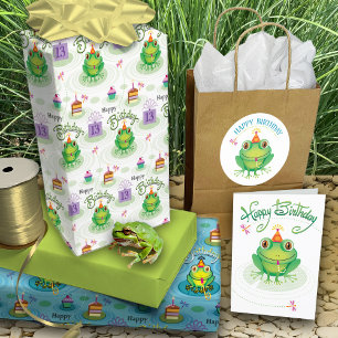 Cute Birthday Frog  Card