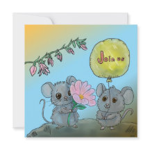 Cute birthday invitation