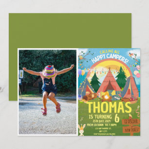 Cute Birthday modern kids Invitation