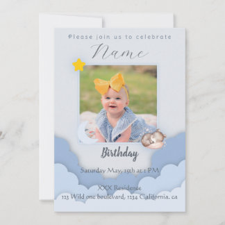 Cute Birthday Party Invitation