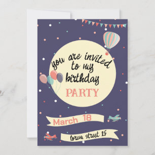 cute birthday party invitations