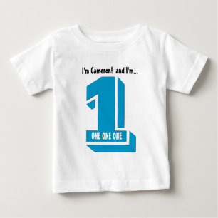 Cute Birthday Tee for One Year Old Ver 16