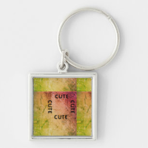 CUTE_ BLACK AND LIGHT ( Green Red Yellow ) Key Ring