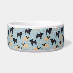 Cute Black and Tan Pugs Pattern