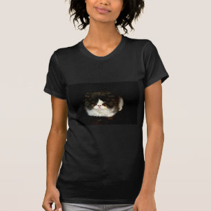 Cute Black and White Kitten T-Shirt