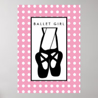 Cute Black Ballet Slippers En Pointe