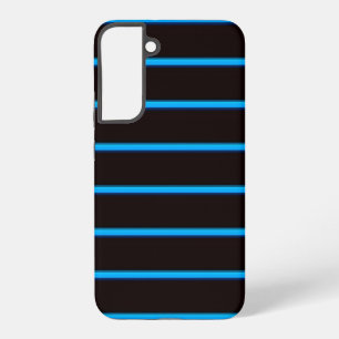 Cute black bluesky stripes samsung galaxy case