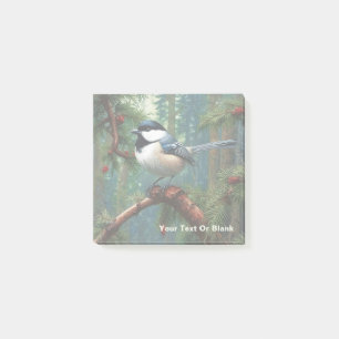 Cute Black-Capped Chickadee Post-it Notes