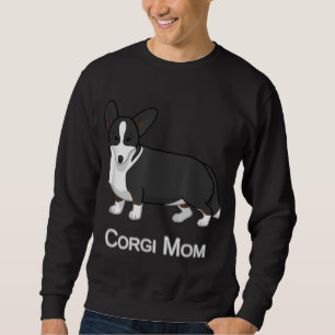 Cute Black Cardigan Welsh Corgi Mum Dog Lover Sweatshirt