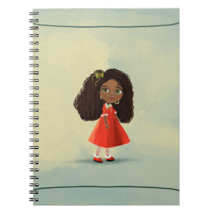cute Black cartoon girl Mindy Notebook
