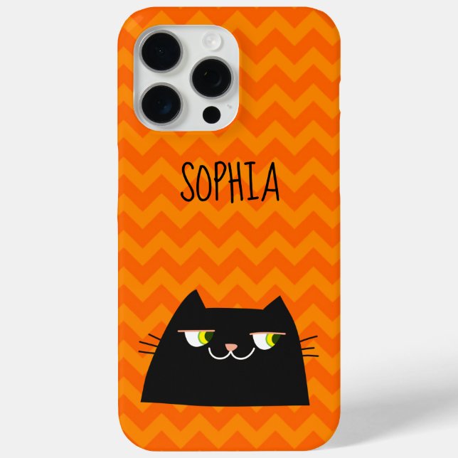 Cute Black Cat  Case-Mate iPhone Case (Back)