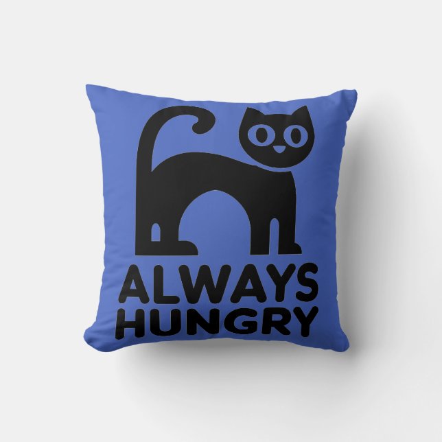 Cute Black cat Cushion (Front)
