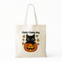 Cute Black Cat Halloween bag