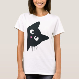Cute Black Cat Halloween Costume Kitten Kids Toddl T-Shirt