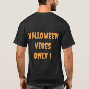 Cute Black Cat Halloween Pumpkin Witch Hat Autumn  T-Shirt