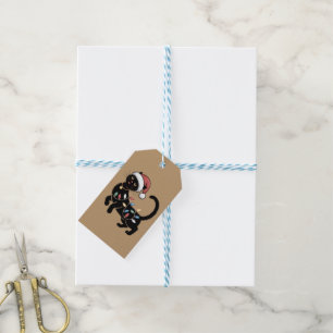 Cute Black Cat Lover Christmas Mum Gift Holiday Tags