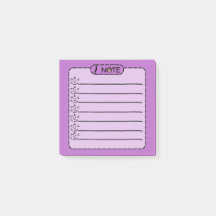 Cute Black Cat Personalised Post-it Notes