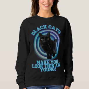 Cute Black Cat Sweatshirt