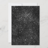 Cute Black Cheetah Leopard Skin Print Pattern