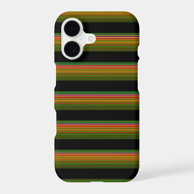 Cute black colourful striped (Back)