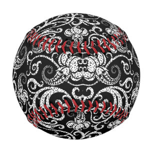 Cute black dalmatian flowers background design lum baseball