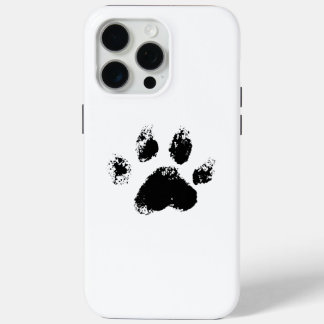 cute black dog lovers paw iPhone 15 pro max case
