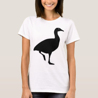 Cute Black Goose Silhouette T-Shirt