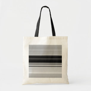 Cute black grey stripes tote bag