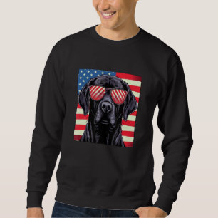 Cute Black Lab Black Labrador Retriever Puppy Dog Sweatshirt