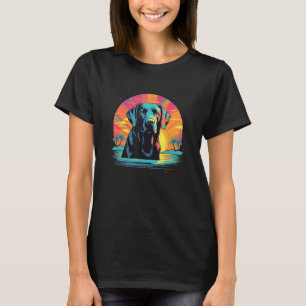 Cute Black Lab Black Labrador Retriever Puppy Dog T-Shirt