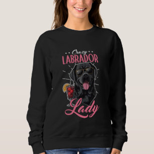 Cute Black Lab Dog Labrador Retriever Mum 1 Sweatshirt