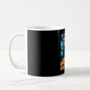 Cute Black Labrador Dog Halloween Jack O Lantern P Coffee Mug