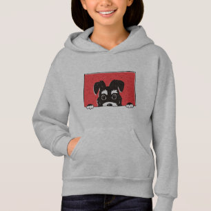 Cute Black Miniature Schnauzer Puppy