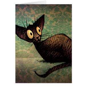 Cute Black Oriental Cat