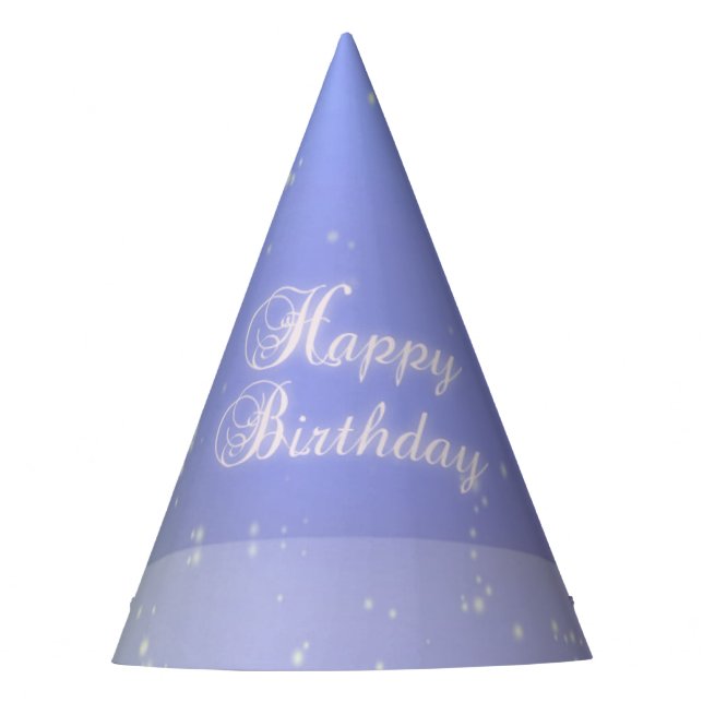 Cute Black Princess Birthday Party Hat (Front)