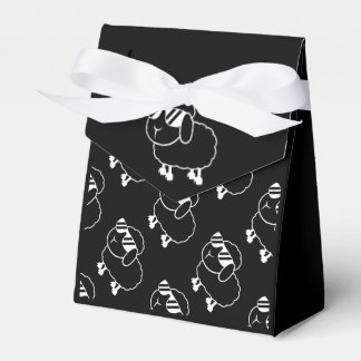 Cute Black Sheep Cartoon Favour Box