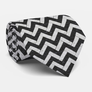 Cute black white marble stripes throw blanket tie