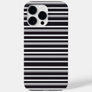 Cute black white stripes Case-Mate iPhone 14 pro max case