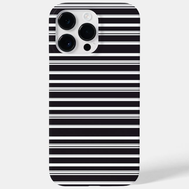 Cute black white stripes Case-Mate iPhone case (Back)