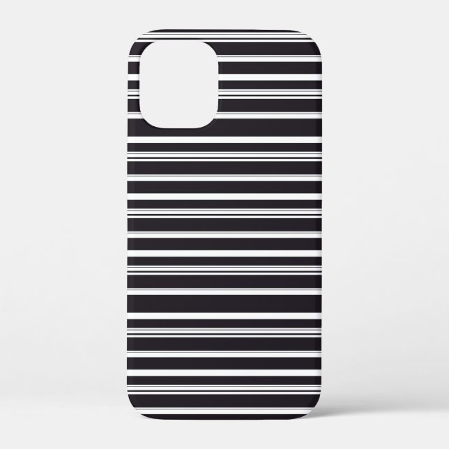 Cute black white stripes Case-Mate iPhone case (Back)
