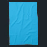 Cute Blank Template Elegant Sky Blue Solid Colour Tea Towel<br><div class="desc">Custom Upload Add Your Monogram Initial Photo or Logo Text Name Elegant Modern Cute Kitchen & Dining / Table & Kitchen Linens/ Blank Template Sky Blue Solid Colour Kitchen Towel.</div>