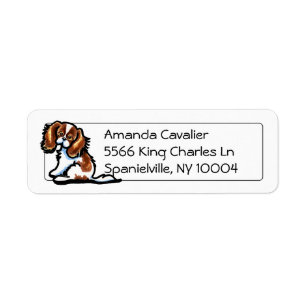 Cute Blenheim CKCS Studio Simple Return Address Label