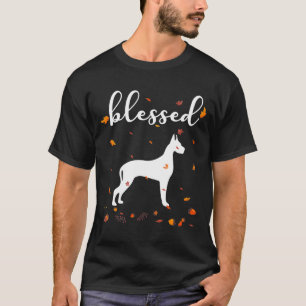 Cute Blessed Doberman Thanksgiving Men Women T-Shirt